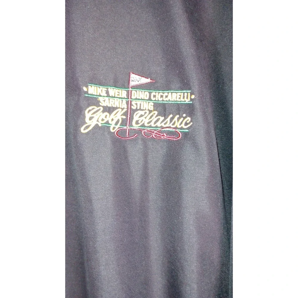 VTG Second Skin Hydrashield Mens XL Black Mike Weir Golf Classic Shell Pullover